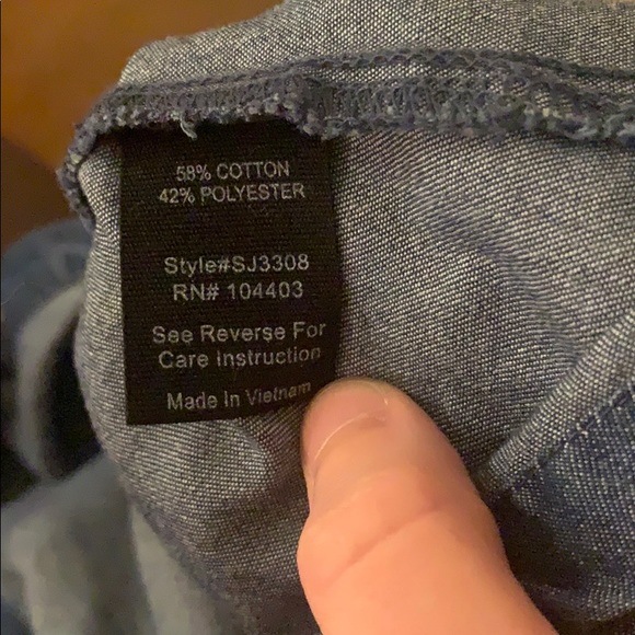 Chambray Criss Cross Dress - Picture 5 of 6